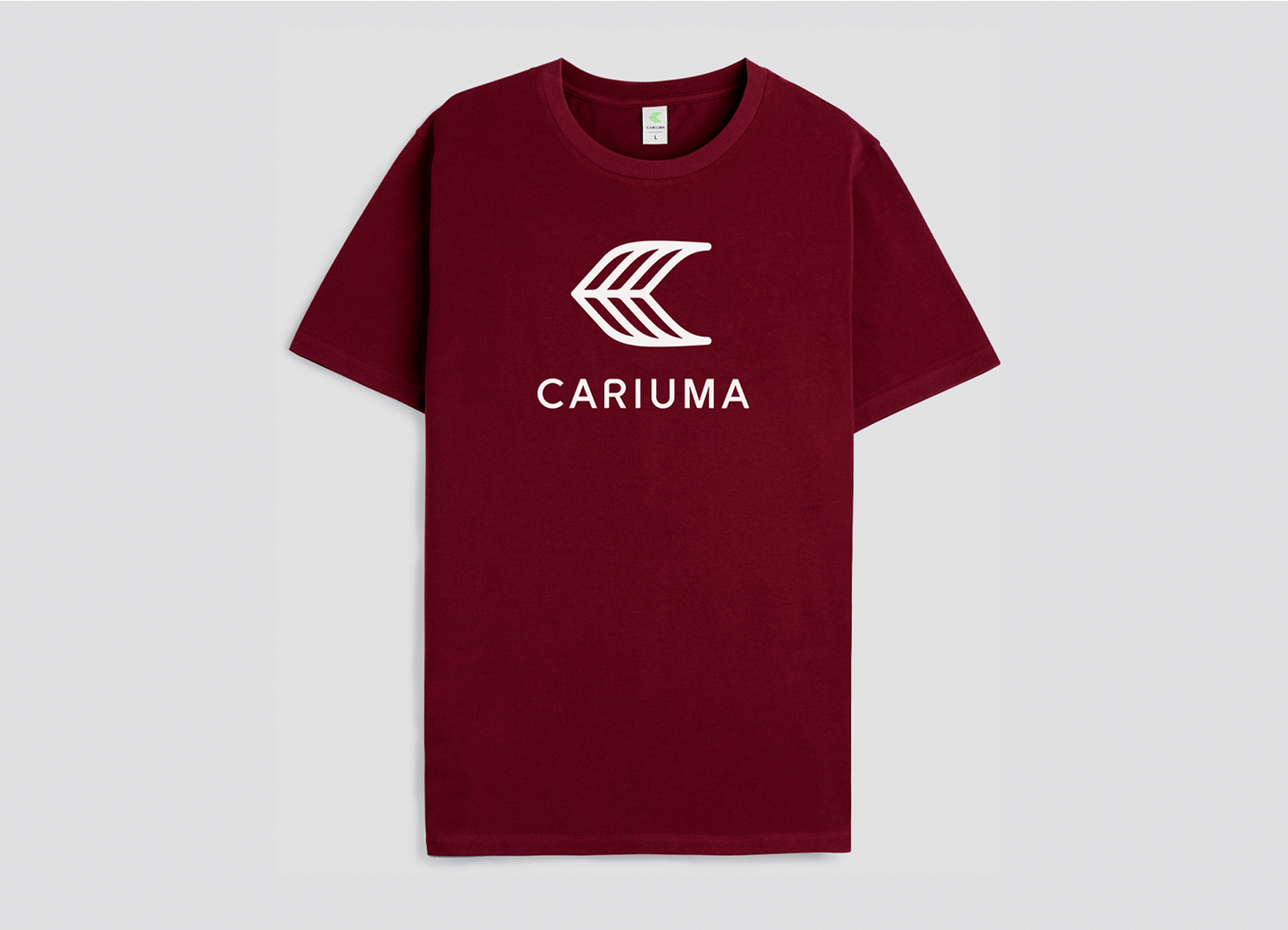 T-Shirt Burgundy with Off-White Logo